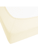 Beliani Bettlaken JANBU in Gelb - (W) 160 x (H) 30 x (L) 200 cm