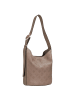 Guess Cresidia II - Beuteltasche 28 cm (bone logo) in dark taupe logo