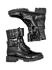 faina Damen Ankle Boots Mit Schnallen in Schwarz