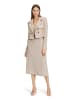 Vera Mont Blazer-Jacke im Glitzer-Look in Cream/Silver