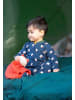 Little Green Radicals Bio-Baumwolle Zip Babygrow in Blau