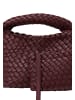 faina Women 2-In-1 Tote Bag Set in Dark Red