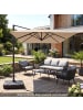 COSTWAY Sonnenschirm 300 x 200 cm in Beige