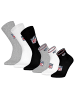 NFL Socken 6er Pack in Weiß/Grau/Schwarz