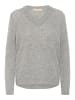 CULTURE Strickpullover CUasima Classic fit in Mid Grey Melange