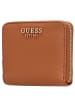 Guess Laurel II SLG Small Zip Around - Geldbörse 4cc 11 cm (ivory) in cognac