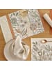 Sander Baumwollmischung, Gewebt, Gobelin Tischset 2er-Pack Loni Stripe in terra-grau