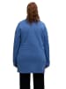 Ulla Popken Sweatjacke in stahlblau