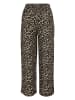 Zero  Palazzohose mit Leoprint 26 Inch in NatureBlack