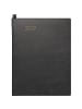 BRUNNEN Taschenkalender 10x14cm 1 Woche/2 Seiten Kunstleder schwarz 2027