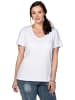 sheego T-Shirt in weiß
