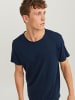 Jack & Jones Basic T-Shirt Rundhals Kurzarm JJEBASHER in Navy