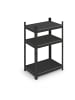 relaxdays Schwerlastregal in Schwarz - (B)60 x (H)90 x (T)40 cm