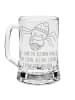 Mr. & Mrs. Panda Bierglas Spinne Agathe Kaffee mit Spruch in Transparent