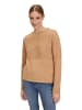 Betty Barclay Strickpullover mit Strickdetails in Camel Melange