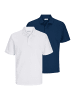 Jack & Jones Poloshirt Austin in Weiß / blau
