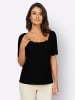 creation L Shirt in schwarz
