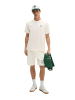 Marc O'Polo MOP Club '67  Football T-Shirt, Heavy Jersey, Oversize in White Cotton