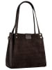 Forty degrees Shopper echt Leder in dunkelbraun