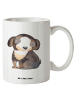 Mr. & Mrs. Panda Tasse Hund Entspannen ohne Spruch in Weiß