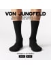von Jungfeld Tennissocken CASUAL CLASSIC in Pitch Black
