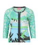 Betty Barclay Shirtjacke mit Rippenstruktur in Green/Blue