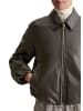 Marc O'Polo DENIM Lederblouson O-Shape in Black Espresso
