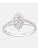 Diamant L'éternel Cluster-Ring aus 375 Weißgold mit 0.36 Karat Diamant