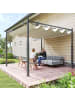 Outsunny Pergola 298L x 298B x 230H cm Cremeweiß