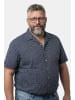 Men Plus Hemd in navy blau