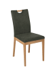 58 aufm Kessel ESSZIMMERSTUHL 2er-Set Delfi 3 Wildeiche Massiv/Microfaser Khaki