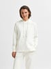 SELECTED FEMME Kapuzen Pullover Basic Hoodie SLFSTASIE Long Sweatshirt in Creme