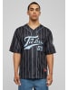 FUBU FUBU Herren FM232-004-1 FUBU Varsity Mesh Tee in black/lightblue