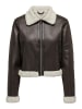 ONLY Kunstlederjacke in Mole