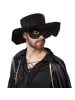 tectake In Schwarz gehaltenes Zorro-Outfit, schwarz