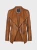 KOROSHI Offene jacke fÃ¼r damen im leder-look. in braun