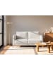 Beliani 2-Sitzer Sofa GIMO in Weiß/Braun - (W) 149 x (H) 83 x (L) 80 cm