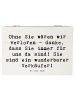 Mr. & Mrs. Panda Erinnerungskiste Spruch Wunderbarer Verkäufer m... in Weiß