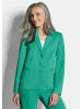 GOLDNER Viskoseblazer mit Reverskragen in grün