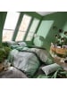 REDBEST Seersucker Bettwäsche in jade-grau
