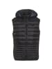 cmp Steppweste Vest Snaps Hood in Black