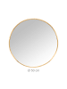 relaxdays Spiegel in Gold - 50 cm