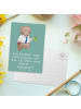 Mr. & Mrs. Panda Postkarte Beamter Kaffeepause mit Spruch in Meeresbrise