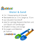 alldoro Water & Sand 2 in 1 Wasserspritze & Sandschaufel - ab 3 Jahren