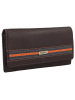 mano Don Leonardo Geldbörse RFID Leder 18 cm dunkelbraun
