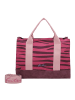 Fritzi aus Preußen Canvas Handtasche 40 cm in zebra pink