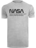 F4NT4STIC T-Shirt NASA Logo One Tone in grau meliert