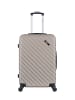 BlueStar Mittelgroßer Koffer CITE in Beige (64L)