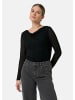 comma Langarmshirt für Damen in schwarz