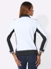 creation L Shirtjacke in weiß-schwarz